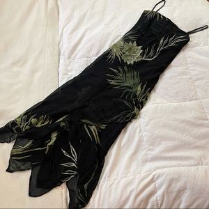 Y2K asymmetrical beaded dress